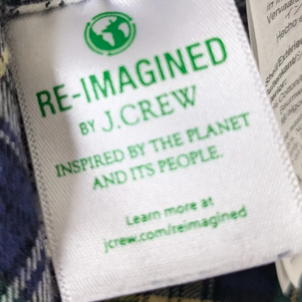 🔴3/$4 J. Crew Scotch Plaid Button-Up Shirt sz L - Picture 7 of 8